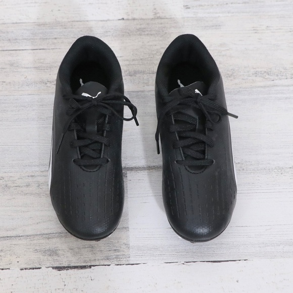 PUMA Ultra Play Firm Artificial Ground Cleat, Black White, 1 New Without Box - Picture 4 of 8